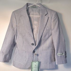 Boys size 4t seersucker sport jacket by Gioberti